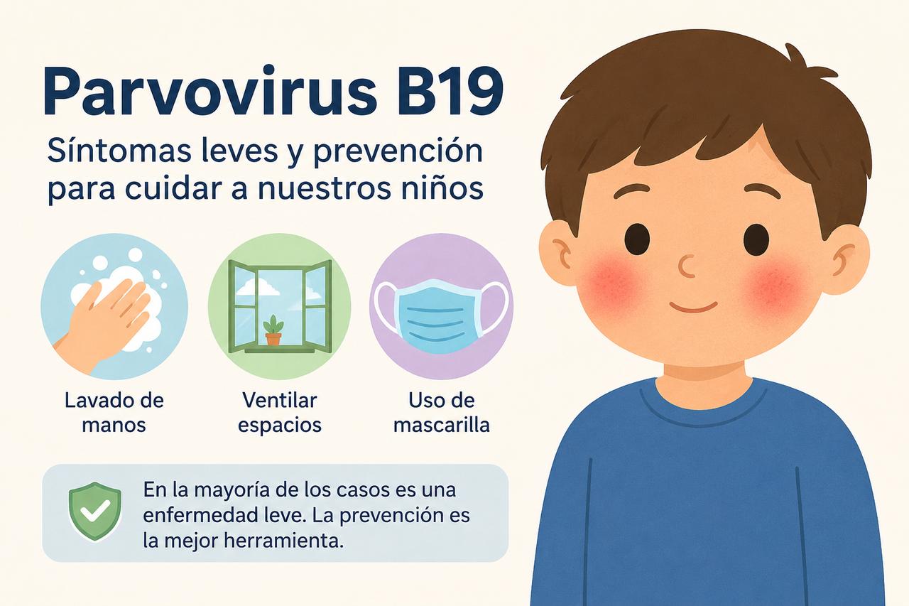 Refuerzan medidas preventivas ante la aparición de casos de Parvovirus B19 en escolares