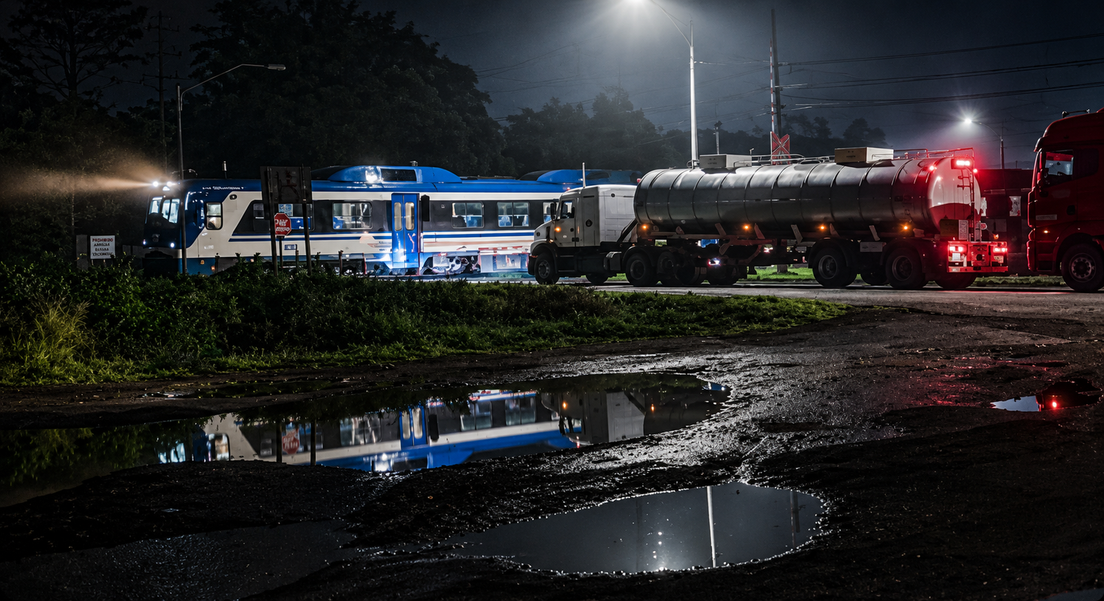 Tragedia ferroviaria en Llanquihue: hombre fallece tras ser atropellado por tren en cruce Iansa