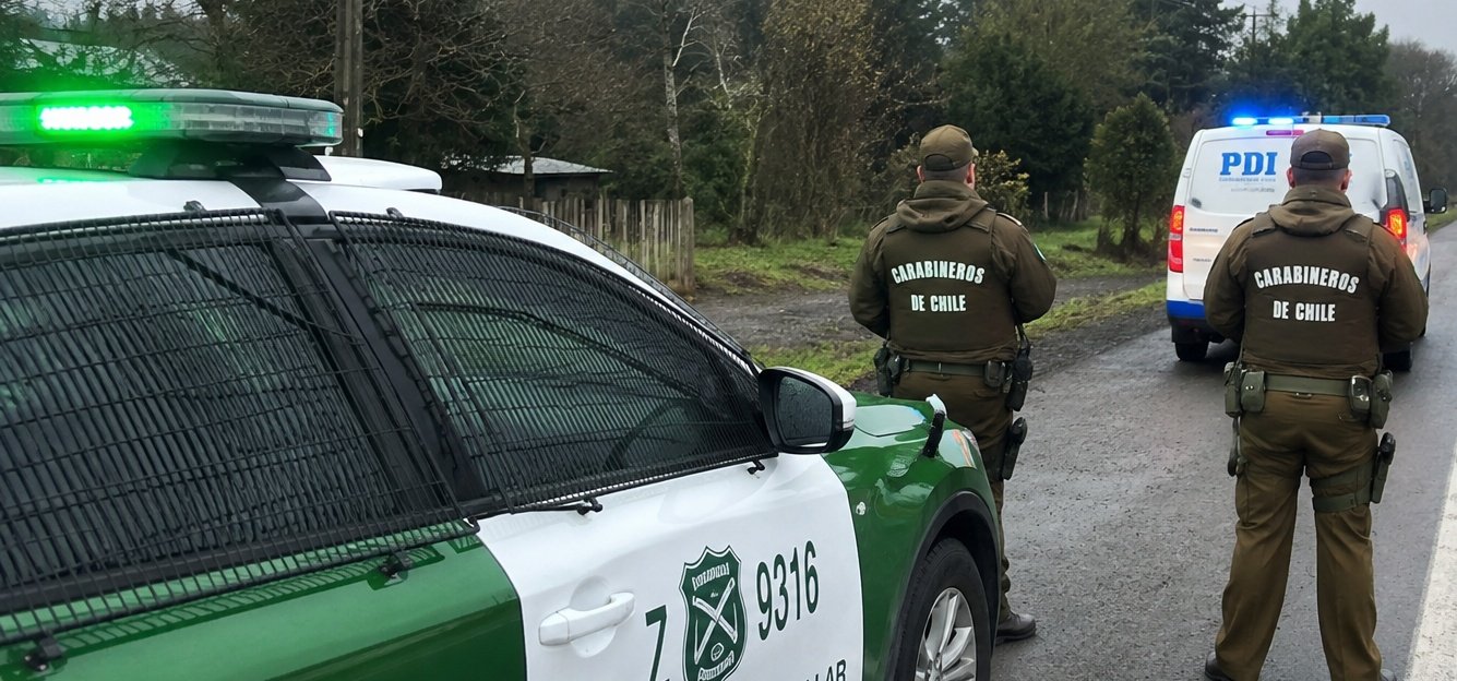 PDI investiga hallazgo de joven fallecido en domicilio del sector Ruta 5 en Frutillar