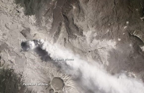 Detectan aumentó de cantidad de sismos en el Complejo Volcánico Puyehue-Cordón Caulle.