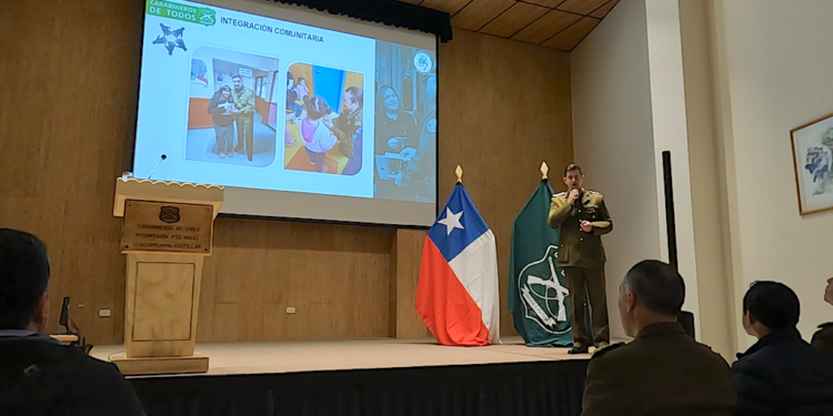 En dependencias de la biblioteca se realizó la cuenta publica 2023 de Carabineros de Frutillar
