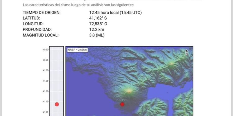 Volcán Osorno registró sismo asociado al fracturamiento de roca