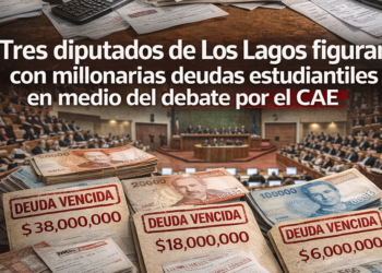 Tres diputados de Los Lagos figuran con millonarias deudas estudiantiles en medio del debate por el CAE