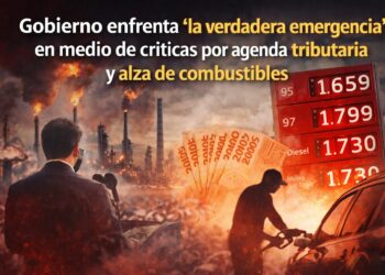 Gobierno enfrenta “la verdadera emergencia” en medio de críticas por agenda tributaria y alza de combustibles