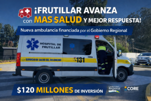 🚑 Frutillar refuerza su red de salud con nueva ambulancia financiada por el Gobierno Regional
