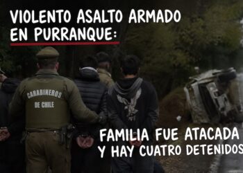 Violento asalto armado a familia en Purranque termina con cuatro detenidos tras persecución