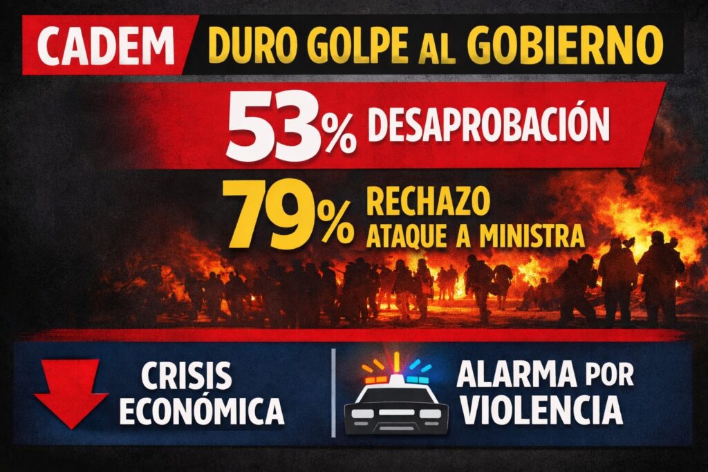Golpe en Cadem: Kast alcanza 53% de desaprobación en medio de crisis por ataque a Lincolao