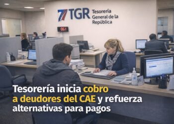 💰 Tesorería inicia cobro a deudores del CAE y refuerza opciones de regularización