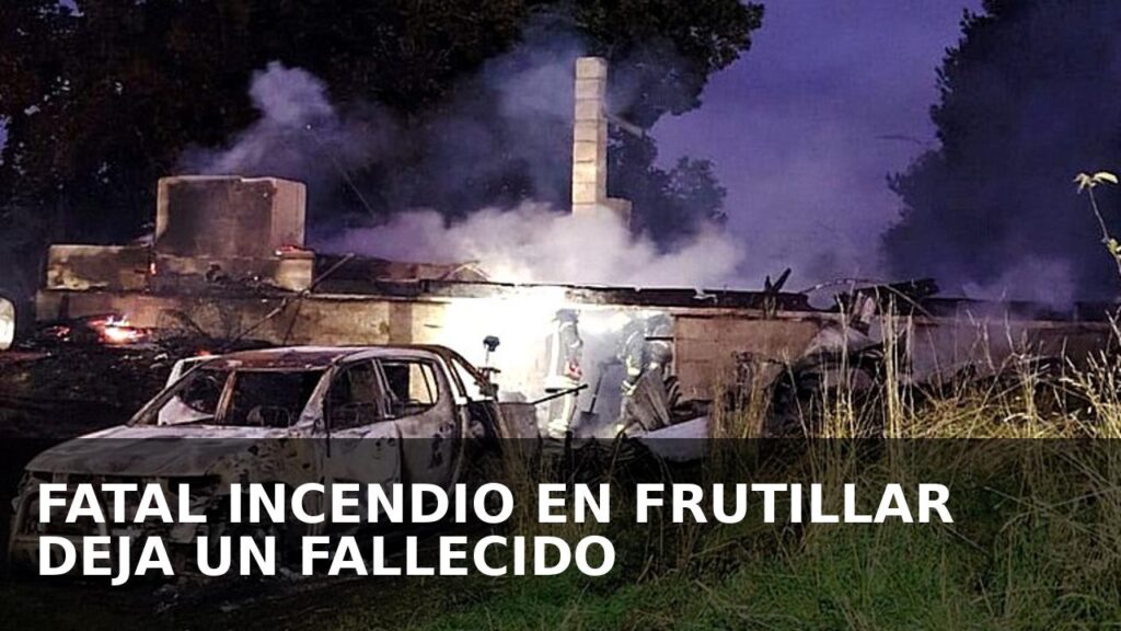 🔴 Tragedia en Frutillar: incendio en vivienda deja un fallecido y dos lesionados en Ruta 5 Sur
