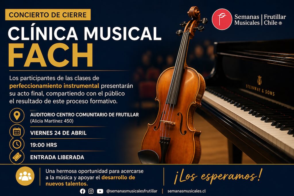 Frutillar impulsa el talento regional con Clínica Musical de la FACH