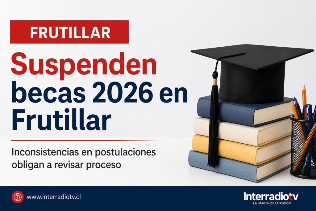 Municipalidad de Frutillar suspende proceso de becas 2026 por inconsistencias en postulaciones