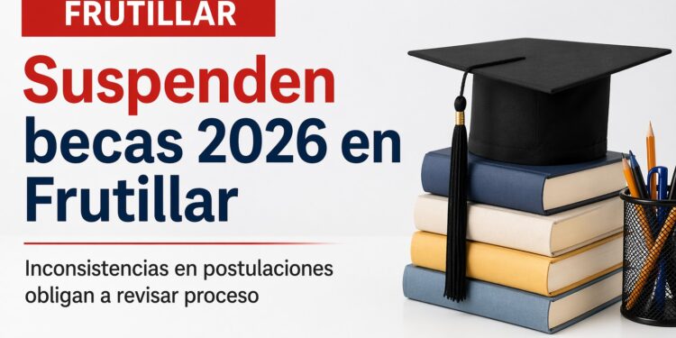 Municipalidad de Frutillar suspende proceso de becas 2026 por inconsistencias en postulaciones